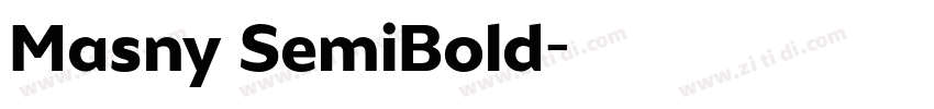 Masny SemiBold字体转换 Masny SemiBold字体转换